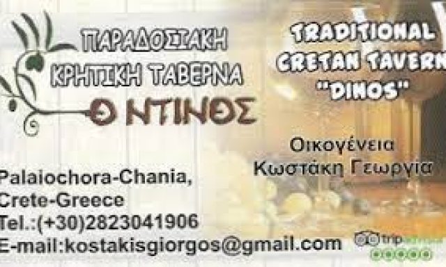 Ο ΝΤΙΝΟΣ – ΚΩΣΤΑΚΗΣ ΜΑΝΟΣ