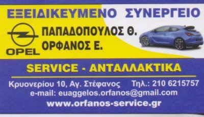 ΠΑΠΑΔΟΠΟΥΛΟΣ Θ. – ΟΡΦΑΝΟΣ Ε.