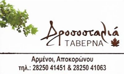 ΔΡΟΣΟΣΤΑΛΙΑ