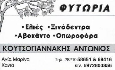 ΚΟΥΤΣΟΓΙΑΝΝΑΚΗΣ ΑΝΤΩΝΙΟΣ