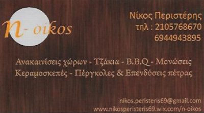 N-OIKOS &#8211; ΠΕΡΙΣΤΕΡΗΣ ΝΙΚΟΛΑΟΣ