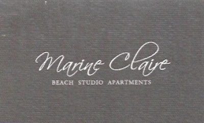 MARINE CLAIRE – ΠΡΩΙΜΑΚΗΣ ΣΑΒΒΑΣ