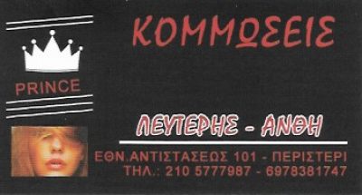 PRINCE-ΔΗΜΟΥ ΑΝΘΗ ΚΑΙ ΣΤΑΥΡΟΥ ΛΕΥΤΕΡΗΣ