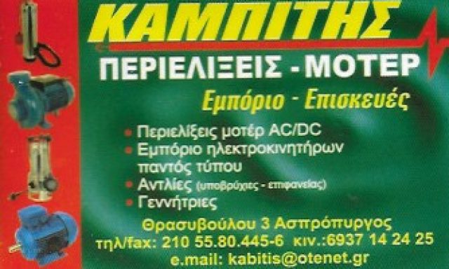 ΚΑΜΠΙΤΗΣ ΠΕΡΙΕΛΙΞΕΙΣ – ΜΟΤΕΡ