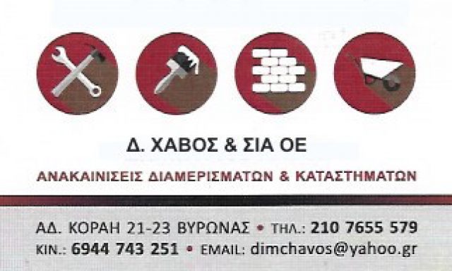 ΧΑΒΟΣ ΔΗΜΗΤΡΙΟΣ ΚΑΙ ΣΙΑ ΟΕ