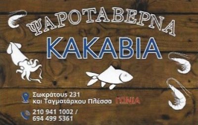 ΚΑΚΑΒΙΑ Ο ΝΙΚΟΣ.  (Αγγελόπουλος Θεόδωρος)