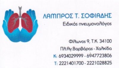 ΣΟΦΙΑΔΗΣ ΛΑΜΠΡΟΣ Τ.