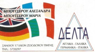 ΔΕΛΤΑ – ΜΠΟΥΤΣΕΡΟΥ ΑΛΕΞΑΝΔΡΑ – ΜΠΟΥΤΣΕΡΟΥ ΜΑΡΙΑ