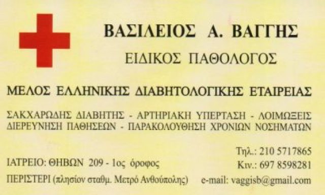 ΒΑΓΓΗΣ ΒΑΣΙΛΕΙΟΣ