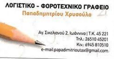 ΠΑΠΑΔΗΜΗΤΡΙΟΥ ΧΡΥΣΟΥΛΑ