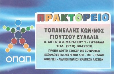 ΤΟΠΑΝΕΛΛΗΣ ΚΩΝΣΤΑΝΤΙΝΟΣ – ΓΙΟΥΤΣΟΥ ΕΥΛΑΛΙΑ